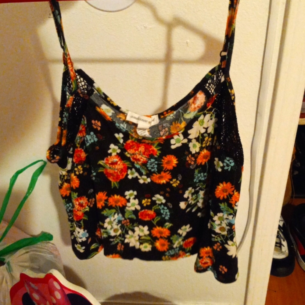 Flower crop top